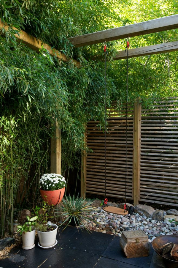 Ideen und Tipps für langfristige Gartenplanung pfingstrosen bambus