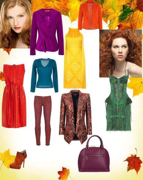 Passende Kleidung für den Farbtyp Herbst