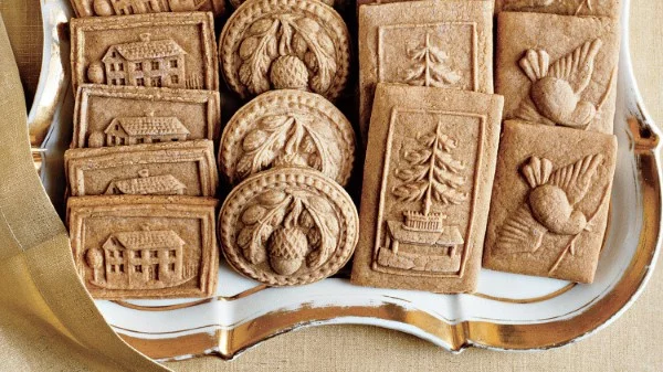 Schnelles Kirsch Spekulatius Tiramisu mit Schmand und Weihnachtsstimmung hübsche weihnachten kekse