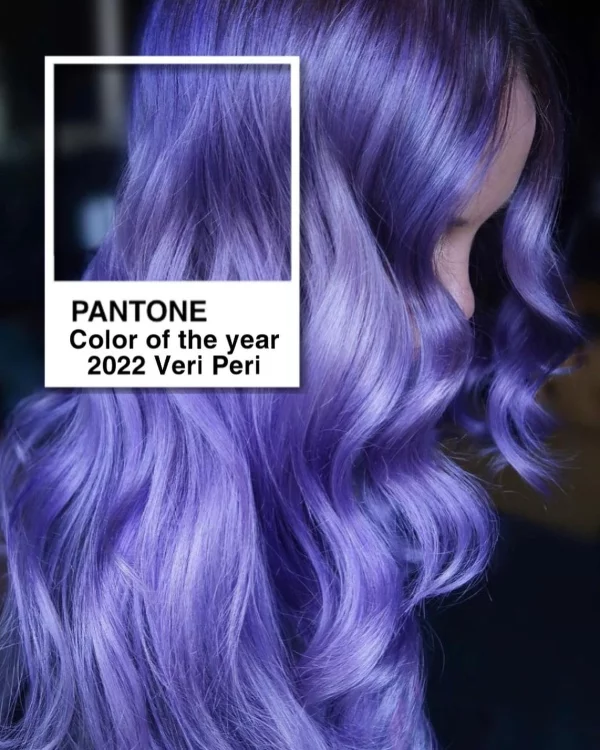 Very Peri Haarfarbe – Pantone Farbe des Jahres 2022 geht auch als Frisur trend frisuren neues jahr