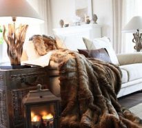 Winterdeko im Wohnzimmer – verwandeln Sie den Raum in eine Kuschelecke!