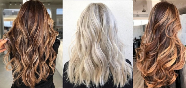 frisuren für lange haare schöne wellen trendige haarfarben