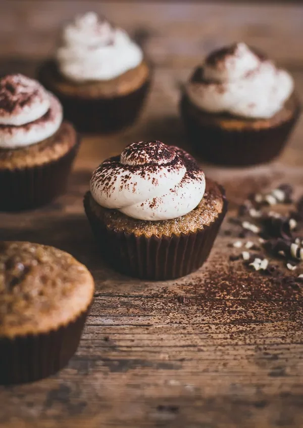 Tiramisu Cupcakes und Muffins Rezeptideen für Genießer mini muffins mit kakao