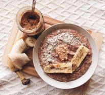 Tiramisu Porridge – gesundes Rezept mit Haferflocken für ein leckeres Frühstück