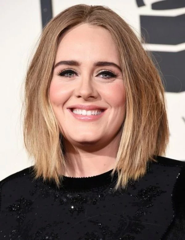 Vorteilhafte Doppelkinn Bob Frisuren für runde Gesichter