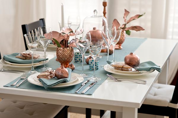 DIY Ideen fuer Ostern - feierliche Tischgestaltung