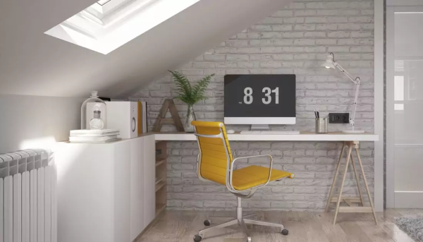 Innovative Gestaltungsideen So macht das Arbeiten im Arbeitszimmer Spass kleiner office gemuetlich