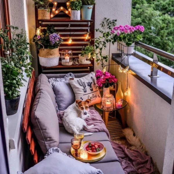 boho stil balkon einrichten sommer