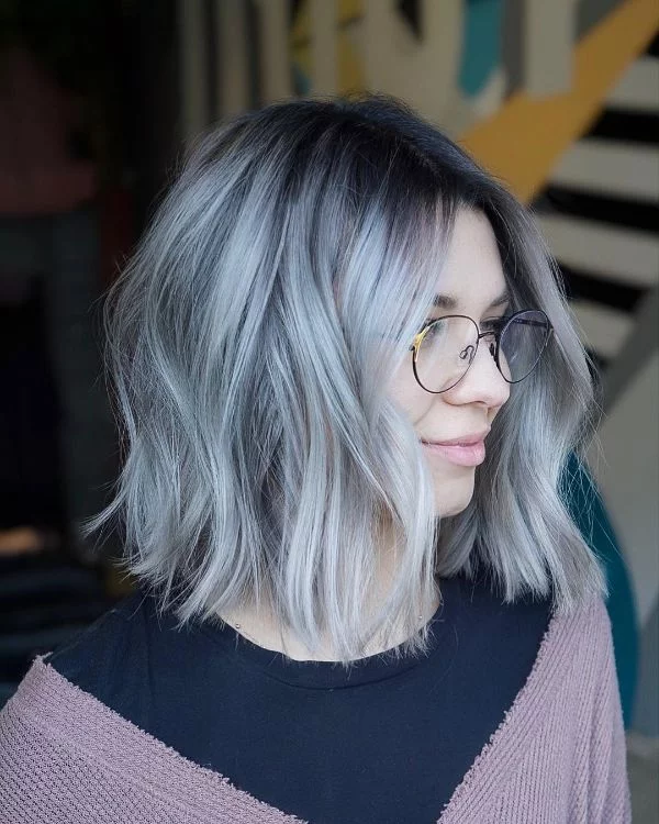 graue farbideen haarfarben ideen