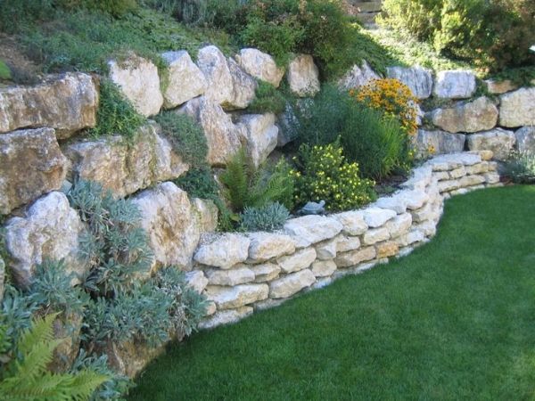 Bepflanzte Mauer Trends Natursteinmauern