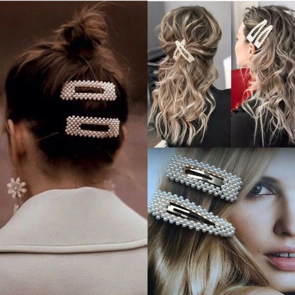 Trendfrisuren drei Inspirationen mit Haarspangen