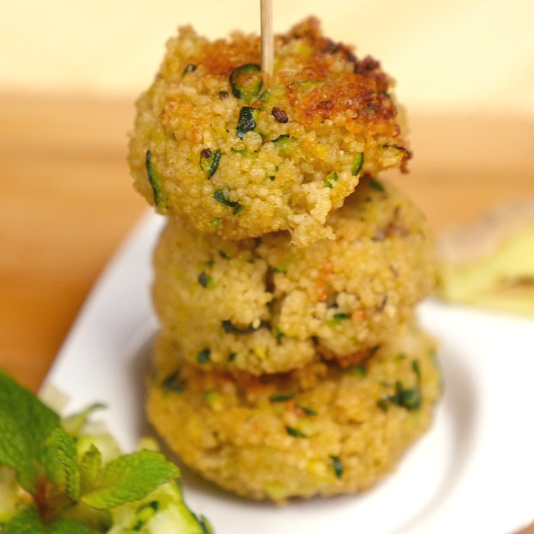 Rezepte mit Couscous, vegetarische Bratlinge und Frikadellen ohne Ei