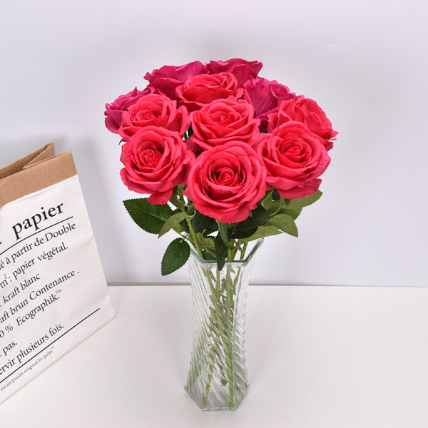 Blumen mit negativer Symbolik rote Rosen in der Vase die beliebtesten Blumen von Millionen Frauen