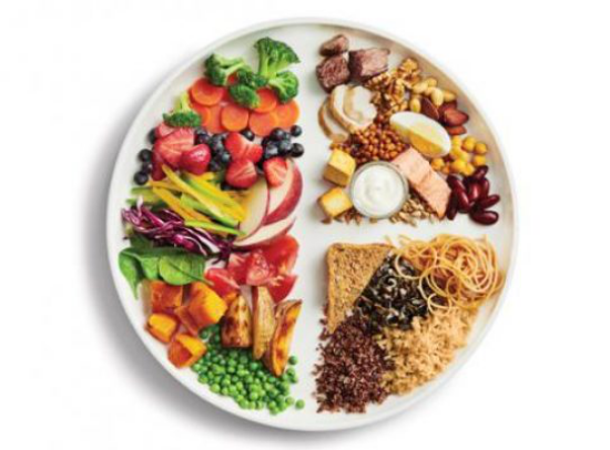 Flexitarische Ernährung viel Obst und Gemüse Hülsenfrüchte Vollkornprodukte