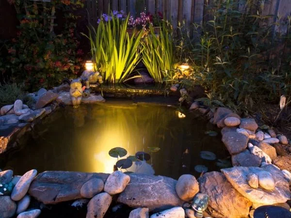 Gartenideen Gartengestaltung - Idee mit toller Beleuchtung