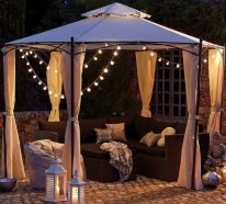 Moderne romantische Sitzplätze im Garten für echten Lebensgenuss!