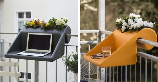 Outdoor Home Office Ideen schoenes wetter balkon ideen