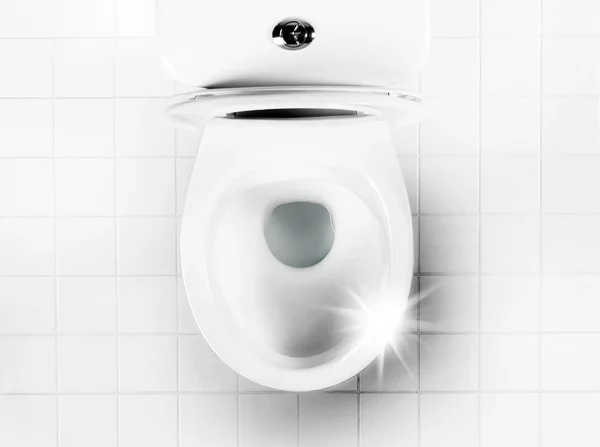 glänzende Toilette ohne Urinstein saubermachen mit natürlichen Hausmitteln 