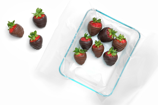 erdbeeren haltbar machen mit schokolade pralinen
