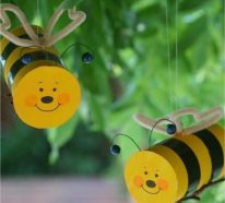 Gartendeko zum Aufhängen selber machen- 29 lustige DIY Ideen
