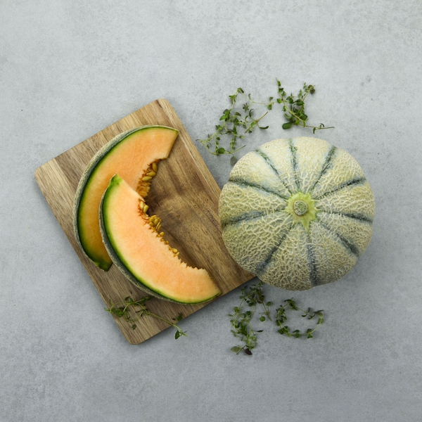 Cantaloupe-Melone süße gesunde Sommerfrucht für alltäglichen Konsum geeignet