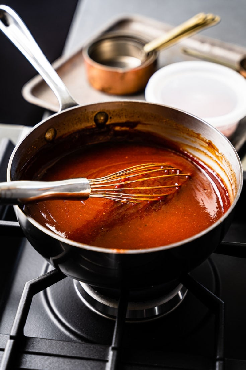 Grillsosse selber machen nach traditioneller Amerikanischer Art leckere sauce kochen leicht