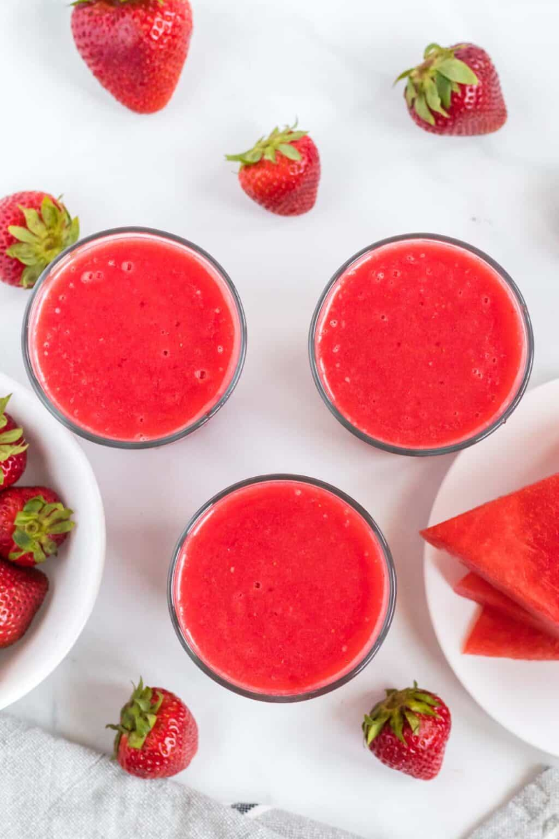 Wassermelonen Smoothie – 3 erfrischende Rezeptideen einfache rezepte mit wassermelone
