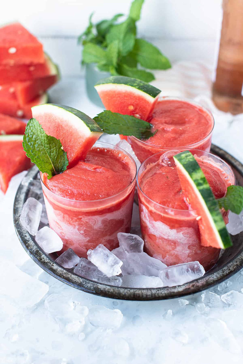 Wassermelonen Smoothie – 3 erfrischende Rezeptideen lecker mit gefrorene wassermelone