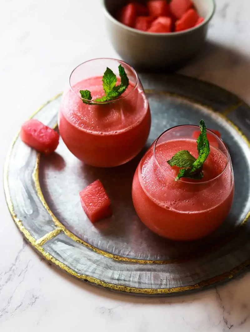 Wassermelonen Smoothie – 3 erfrischende Rezeptideen wassermelone sommergetraenk cocktail