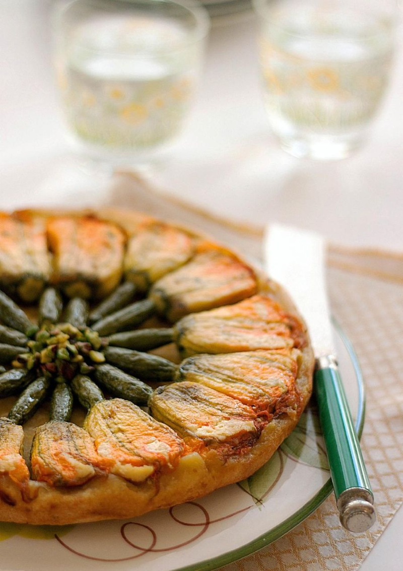 Gefüllte Zucchiniblüten nach italienischer Art und weitere Rezeptideen ...