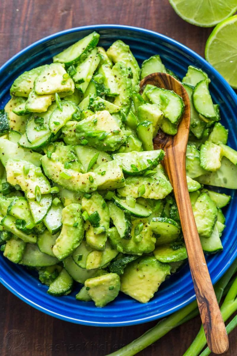 avocado und gurken idee vegane leckeregrillrezepte