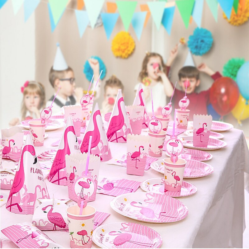 flamingo party diy dekoideen sommer üarty gartenparty basteln mit kindern