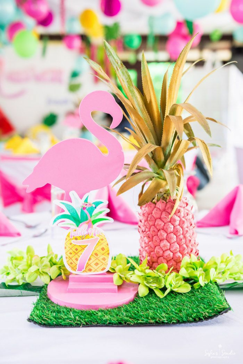 flamingo party kindergeburtstag feier diy ideen partiydeko