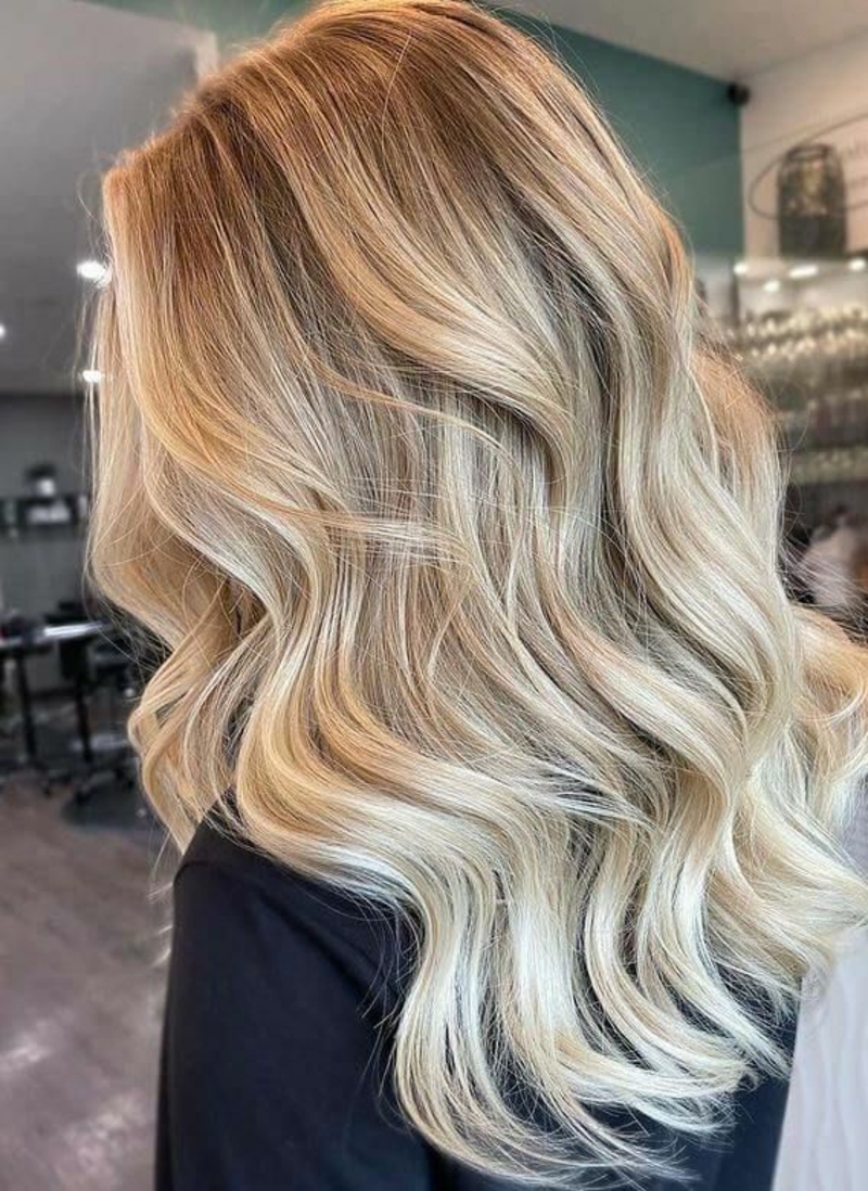 gefärbte haare pflegen welche haarfarben sind modern blondtöne