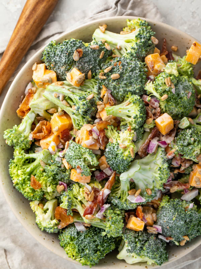 keto brokkoli salat einfache rezepte zum abnehmen im sommer