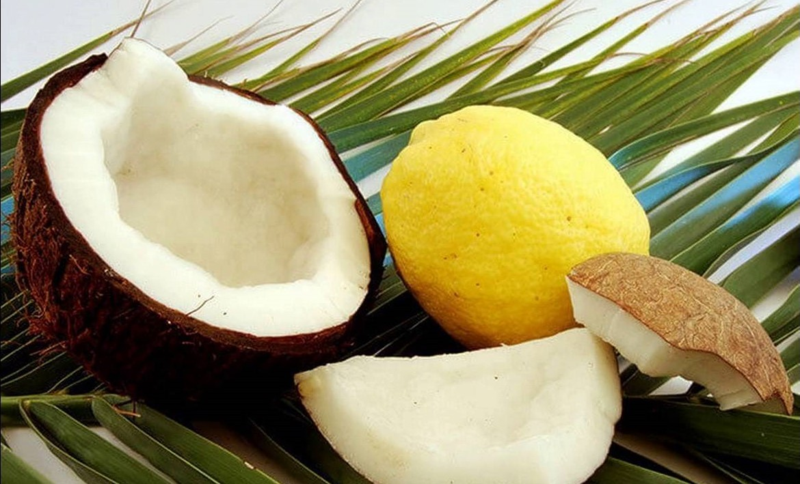 selbstbraeuner selber machen mit kokos und zitrone
