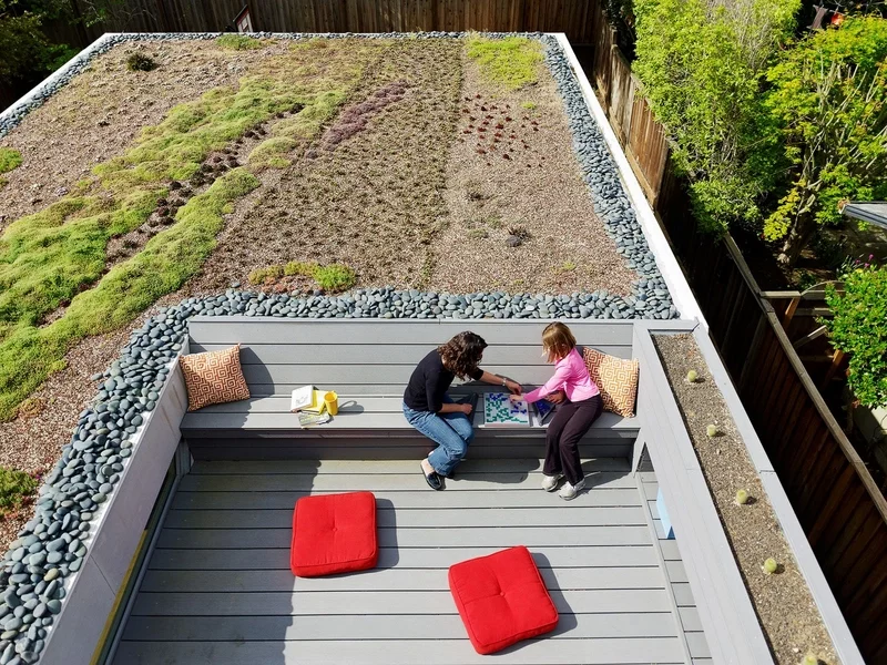 Dachbegruenung pflanzen - Tipps gruene Oase auf dem Dach