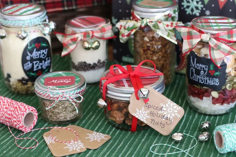 Geschenke im Glas selber machen, die ueberraschen und verwoehnen weihnachten kleine geschenkideen