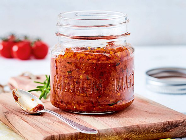 Grillsauce selber machen Tomatensauce im luftdichten Glas eine Woche im Kuehlschrank halten