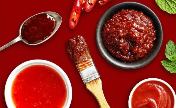 Grillsauce selber machen Tomatensauce verschiedene Geschmacksrichtungen moeglich sueß sauer scharf