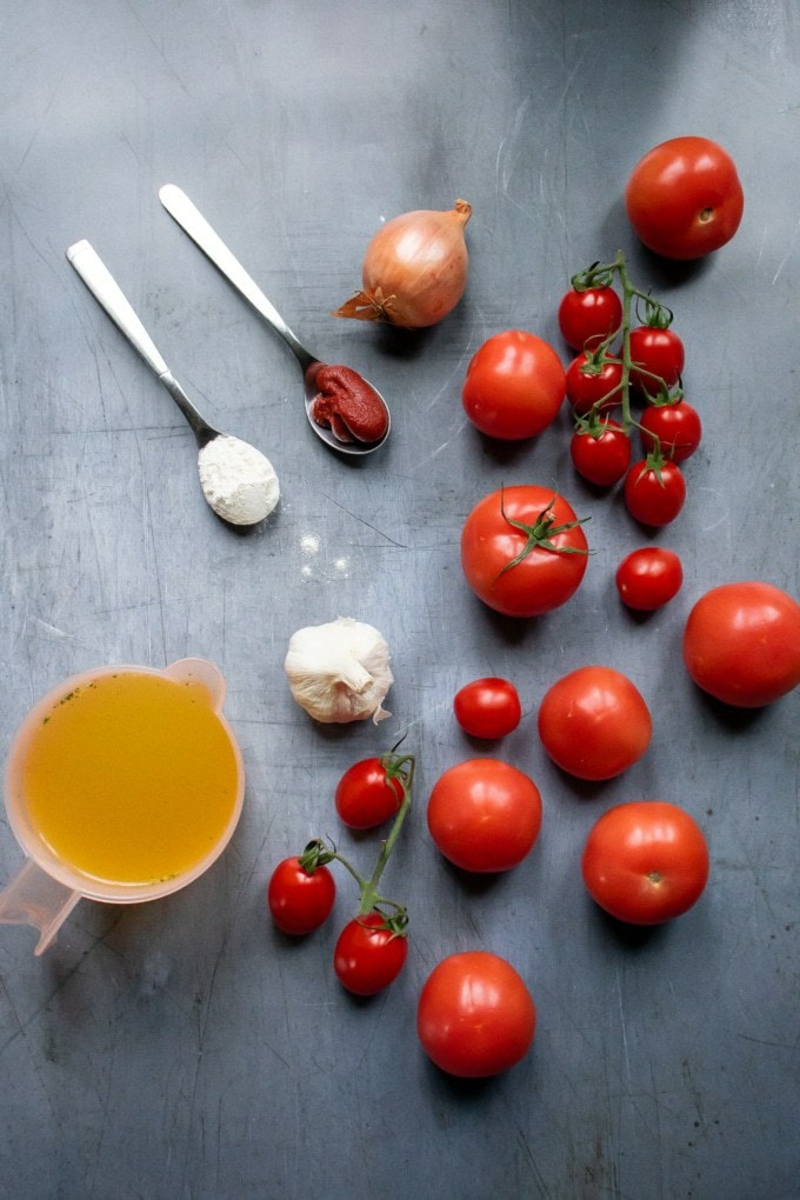 tomatensuppe selber zubereiten wenige zutaten