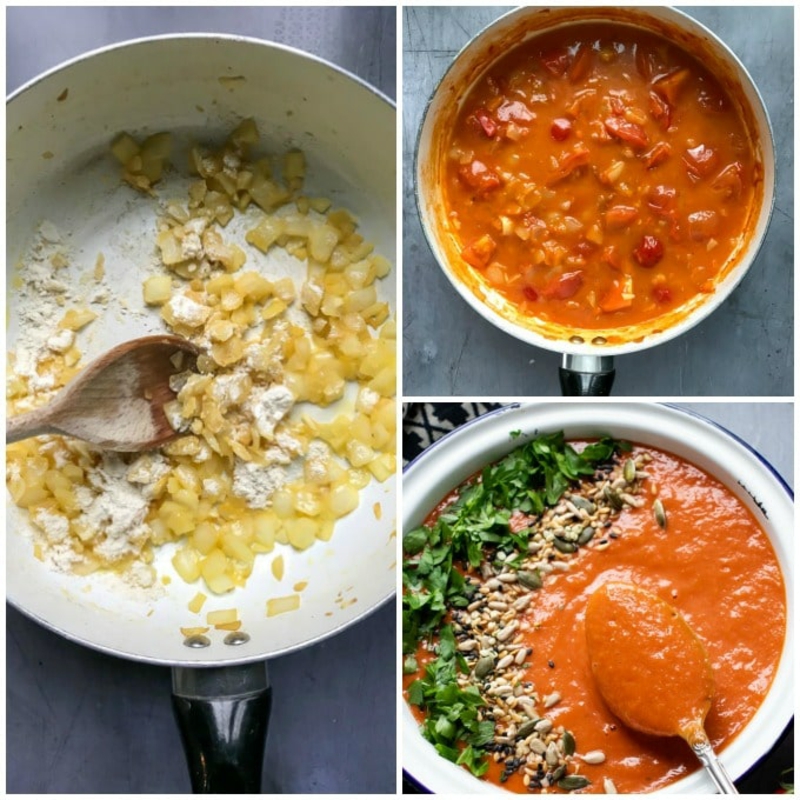 tomatensuppe selber zubereiten zutaten zubereitung