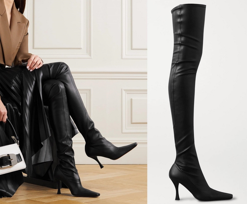 Schuh Trends im Herbst 2022 Proenza-Schouler-Stretch-leather-over-the-knee-boots