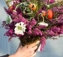 Herbstliche Blumensträuße und Farbpalette für mehr Pracht