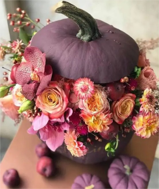 Kürbis Kissenbezüge 45x45cm 4er Set - Herbst Deko Für Sofa Und Wohnzimmer