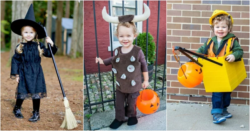 einfache halloween kostueme kinder laterne basteln