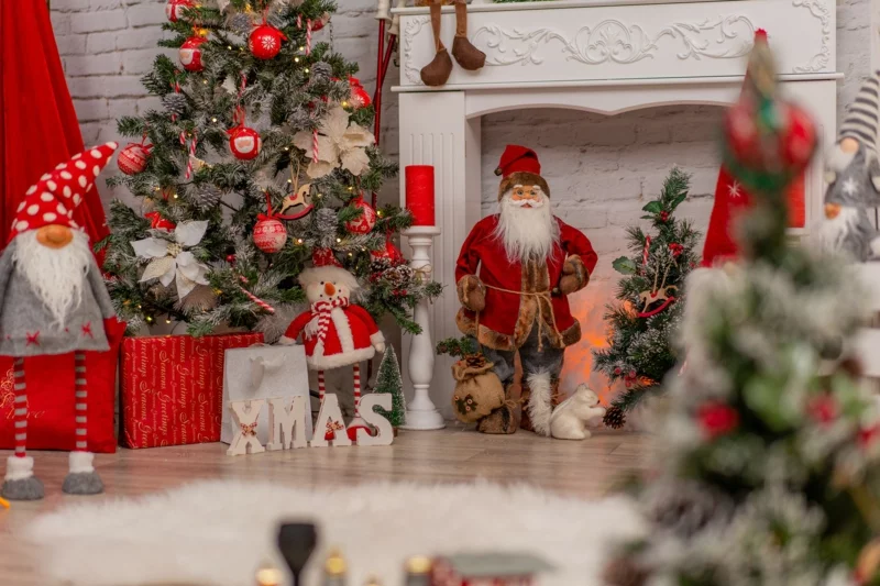 wohnzimmer weihnachtlich dekorieren besinnliche stimmung dekoideen