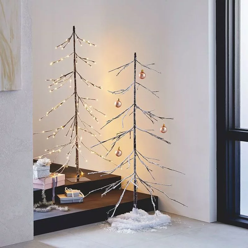 moderne schmuckideen kuenstlicher weihnachtsbaum - tolle tipps und trends