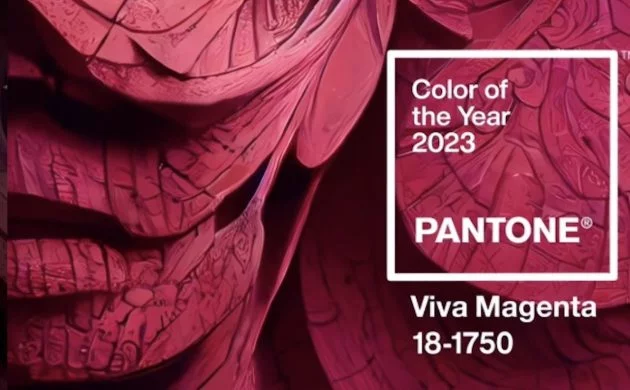 Farbe des Jahres 2023 von Pantone - Viva Magenta