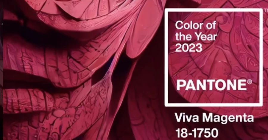 Farbe des Jahres 2023 von Pantone - Viva Magenta
